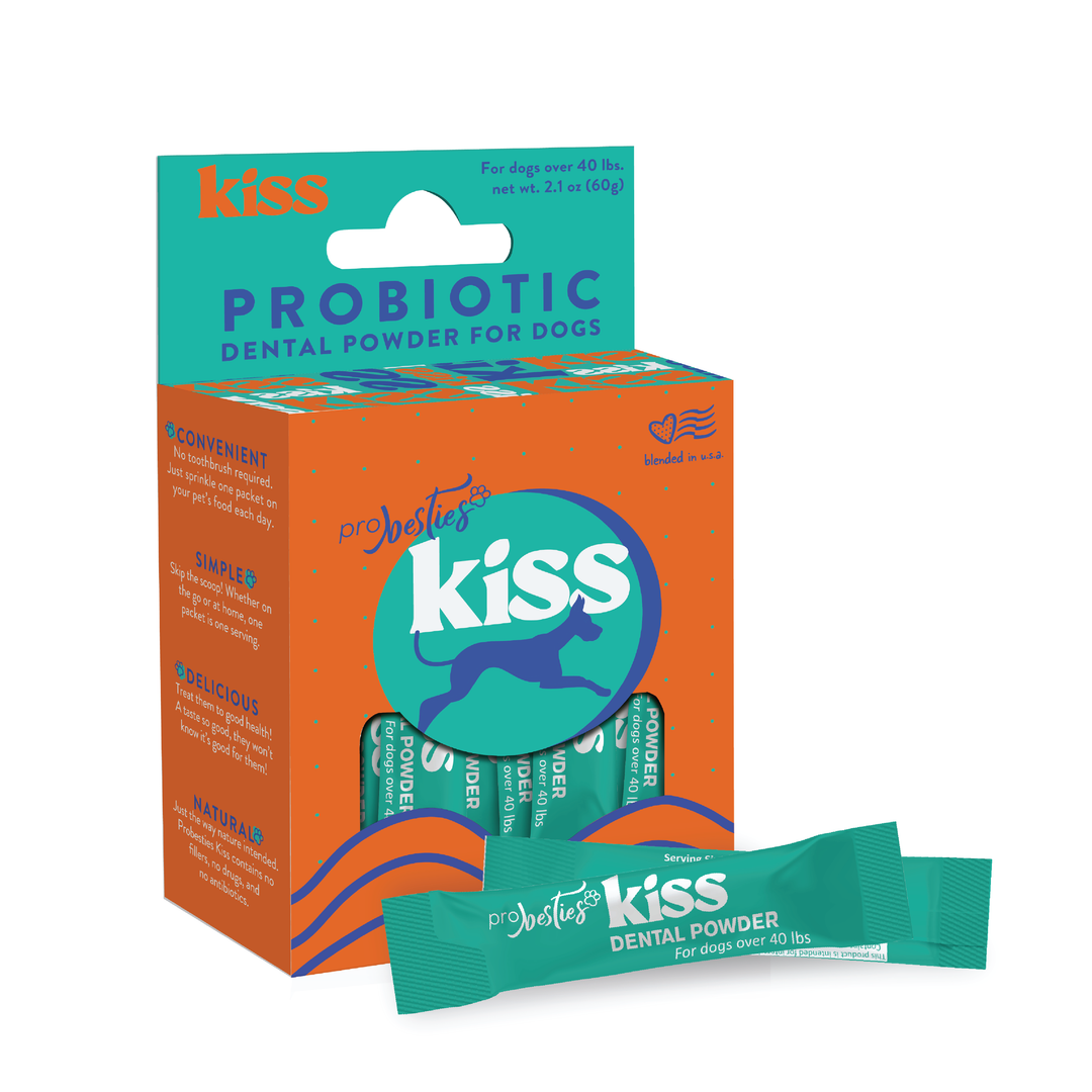 Pet Snax by Petknowledgy - ProBesties Kiss - Probiotic Dental Support for Large Dogs