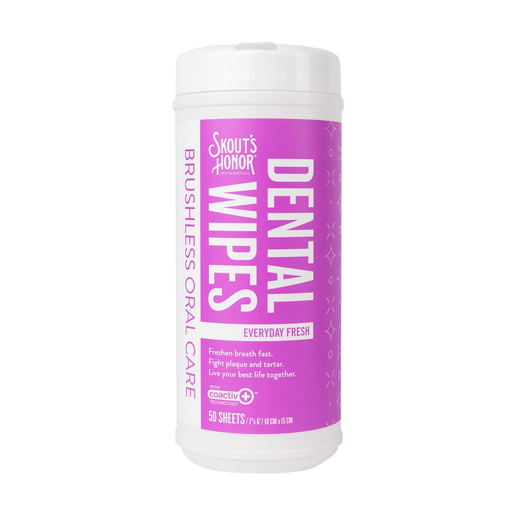 Pet Palette Distribution - Skout's Honor Oral Care Pet Dental Wipes 50ct