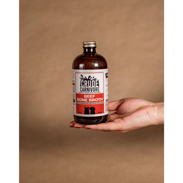 Crude Carnivore - Beef Bone Broth 16 OZ