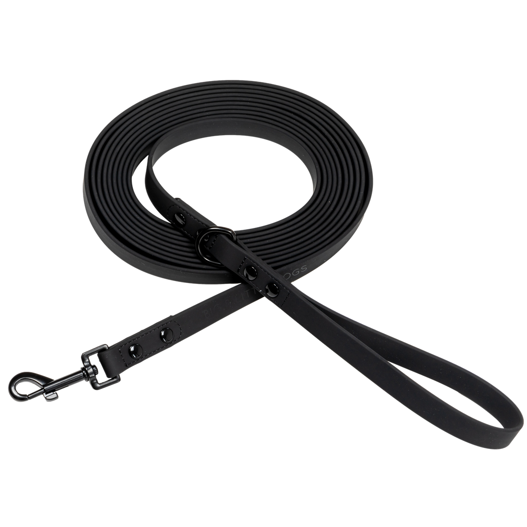 Big and Little Dogs - DOG WATERPROOF LONG LEASH: Black (5 Metre)