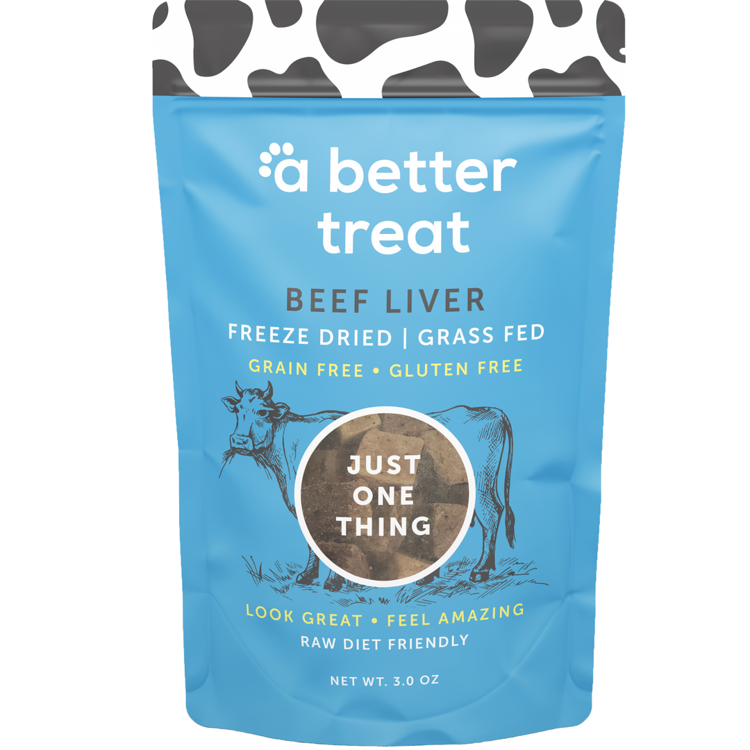 A Better Treat - Freeze Dried Grass Fed Beef Liver Dog and Cat Treats