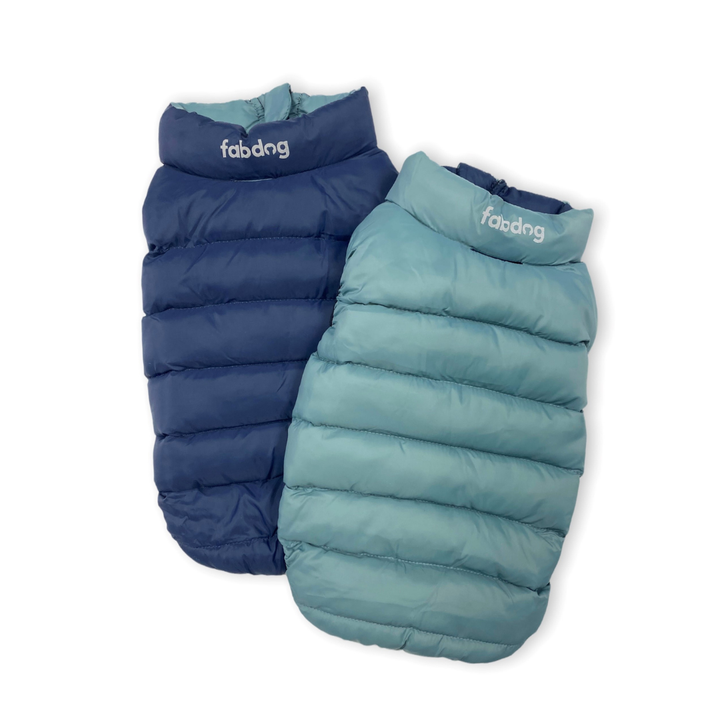 Fab Dog - Blue Combo Pack N Go Reversible Puffer