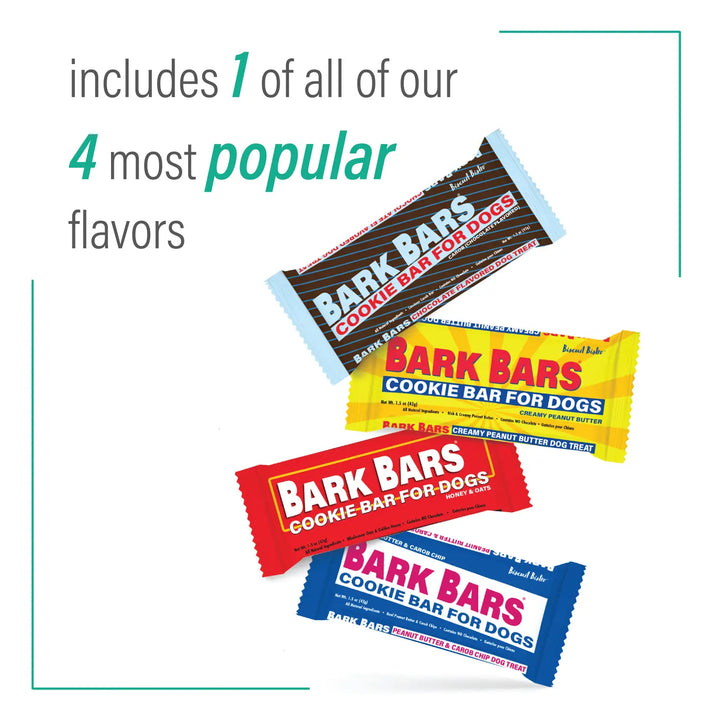 Pet Snax by Petknowledgy - Bark Bars - Assorted Flavors - 4 Pack