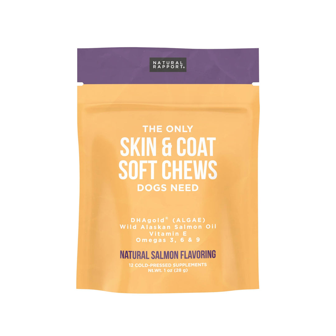 Natural Rapport - The Only Skin & Coat Soft Chews Dogs Need