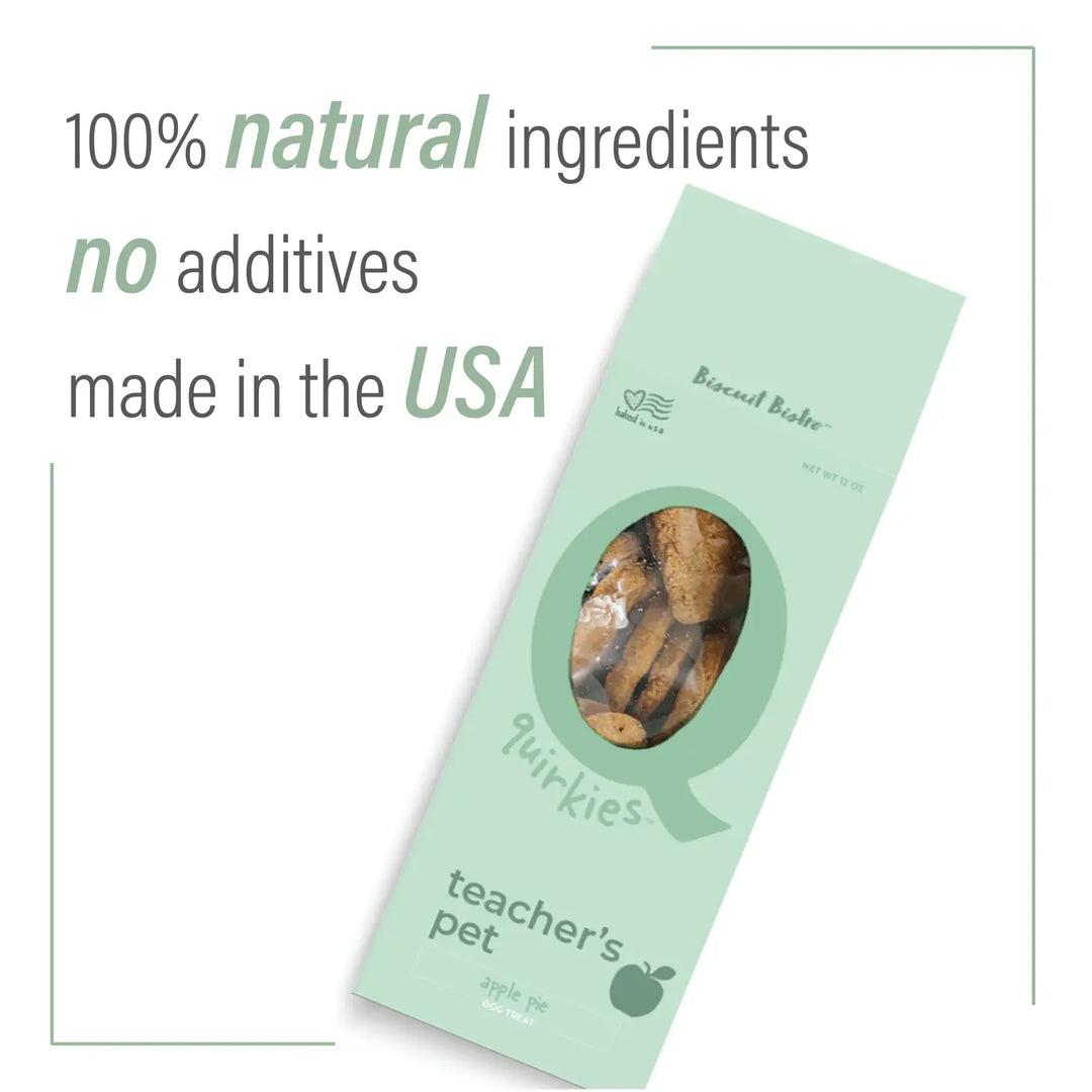 Pet Snax by Petknowledgy - Quirkies - Teacher's Pet - Apple Pie - 12 oz