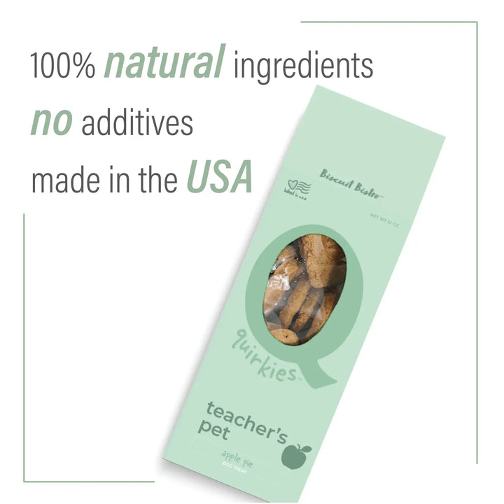 Pet Snax by Petknowledgy - Quirkies - Teacher's Pet - Apple Pie - 12 oz