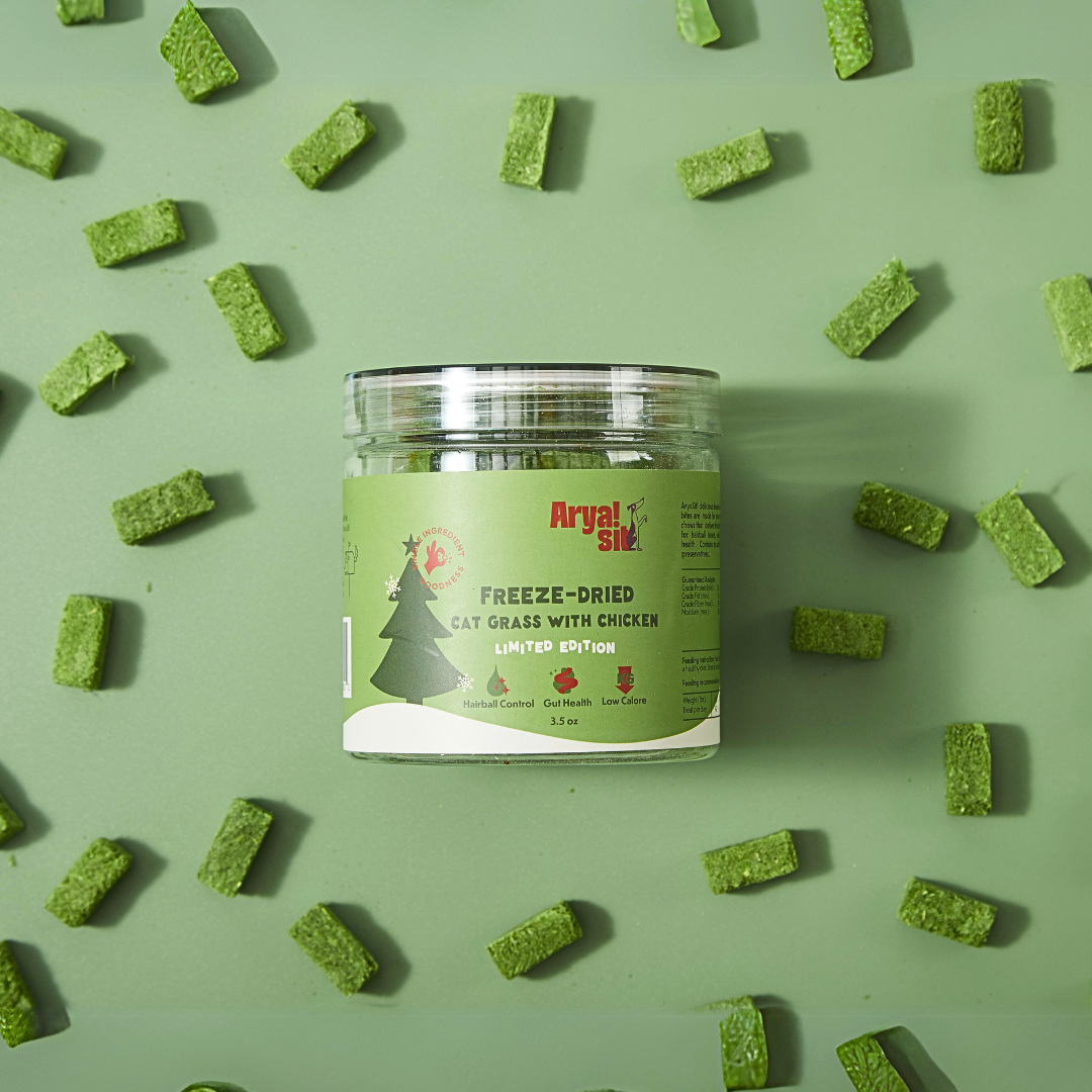 Arya Sit - Freeze-Dried Cat Grass