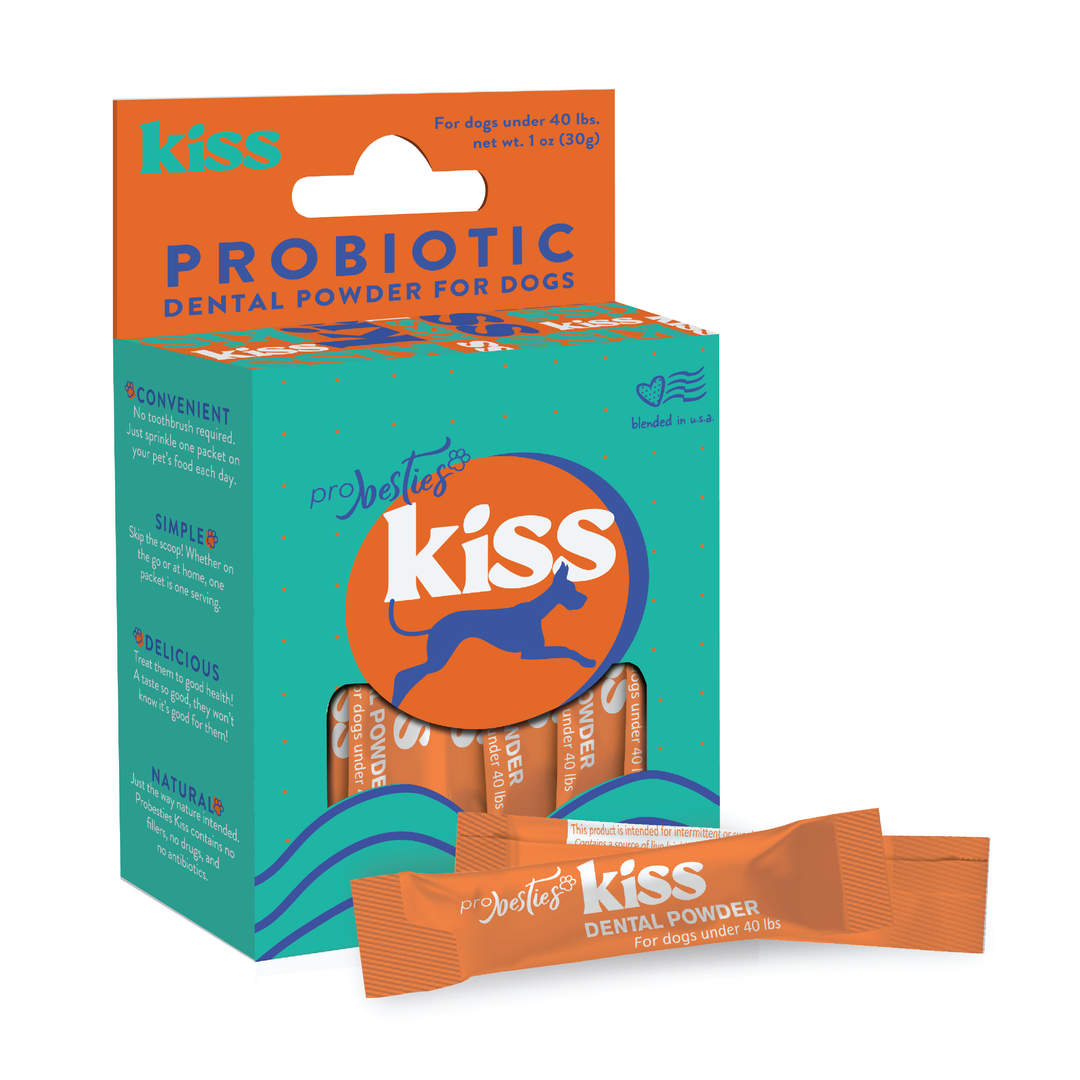 Pet Snax by Petknowledgy - ProBesties Kiss - Probiotic Dental Support for Small Dogs