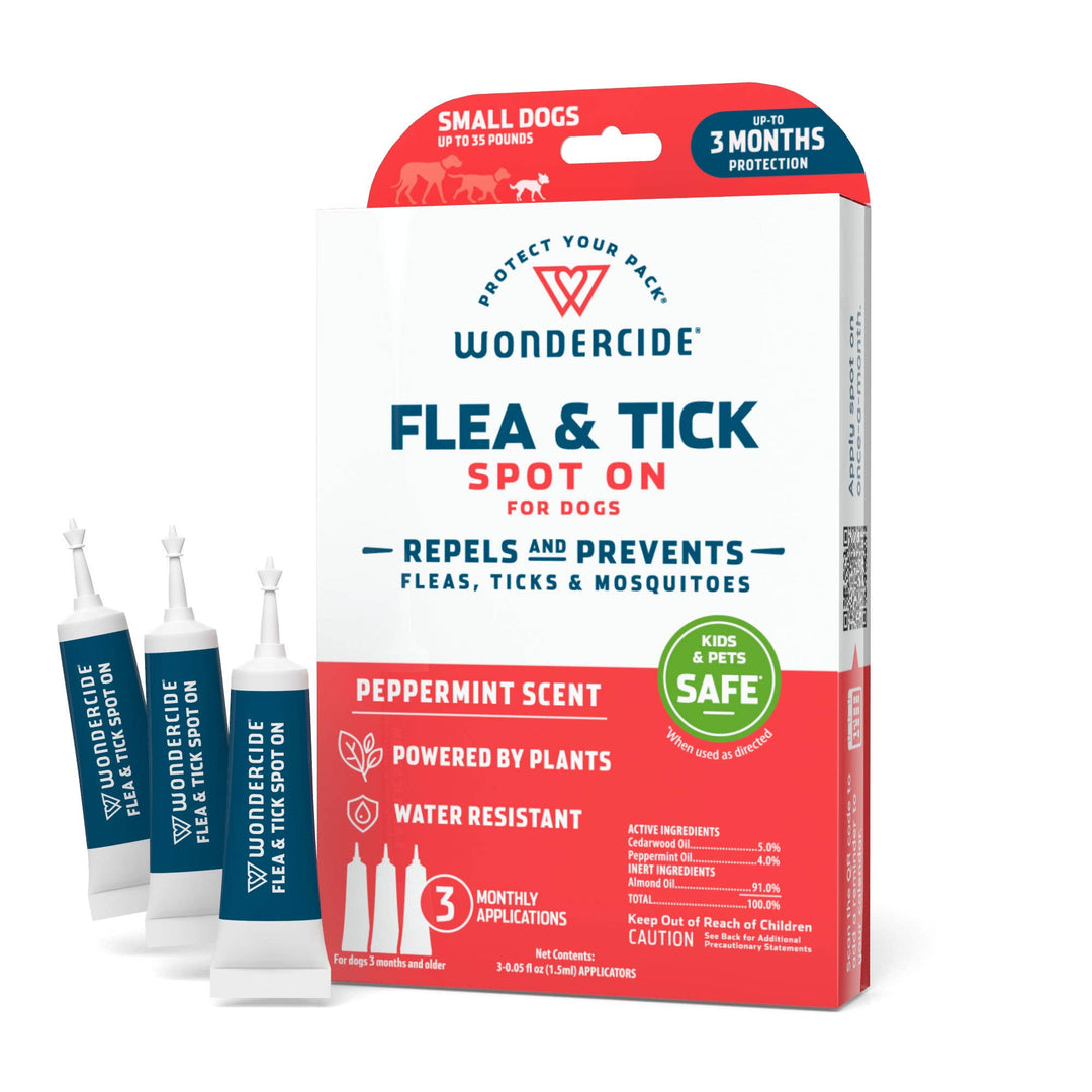 Pet Palette Distribution - Wondercide Flea & Tick Spot On for Dogs - Small - Peppermint