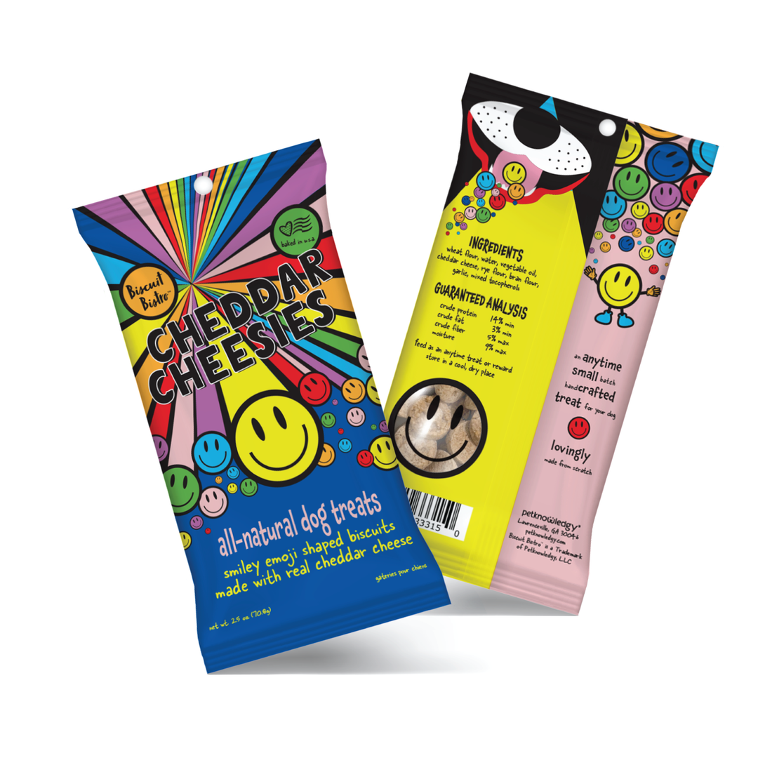 Pet Snax by Petknowledgy - Snack Pack - Cheddar Cheesies -2.5 oz