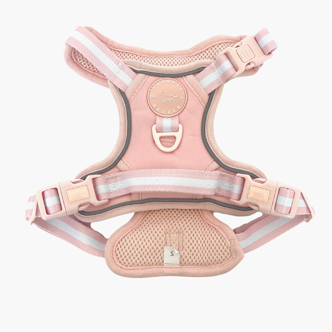 The Sharper Barker - Dog Harness - Pink