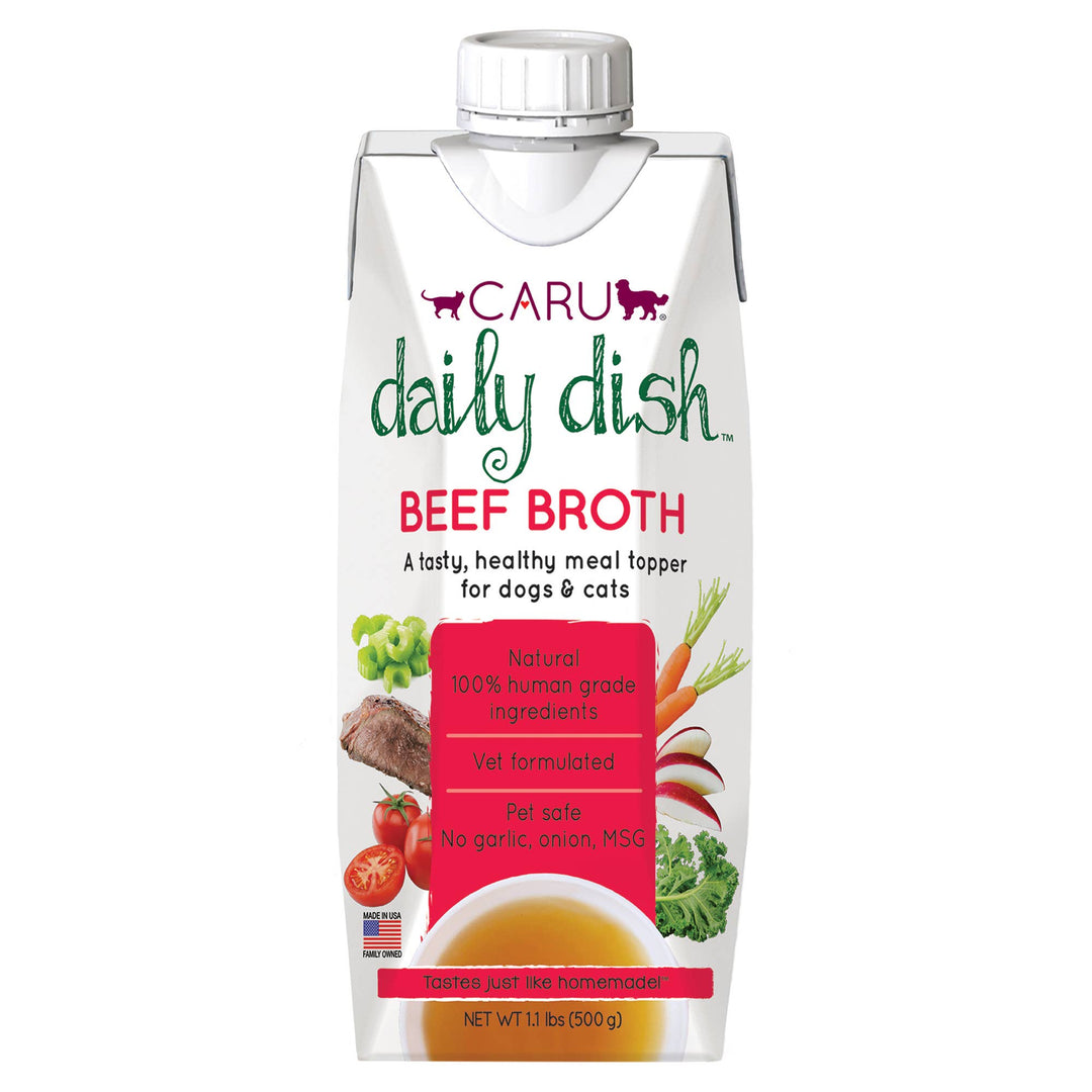 Caru - Caru Daily Dish Beef Broth for Dogs & Cats