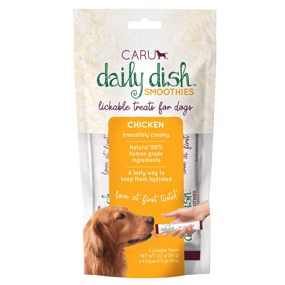 Caru - Caru Daily Dish Smoothie Lickable Treat for Dogs - Chicken