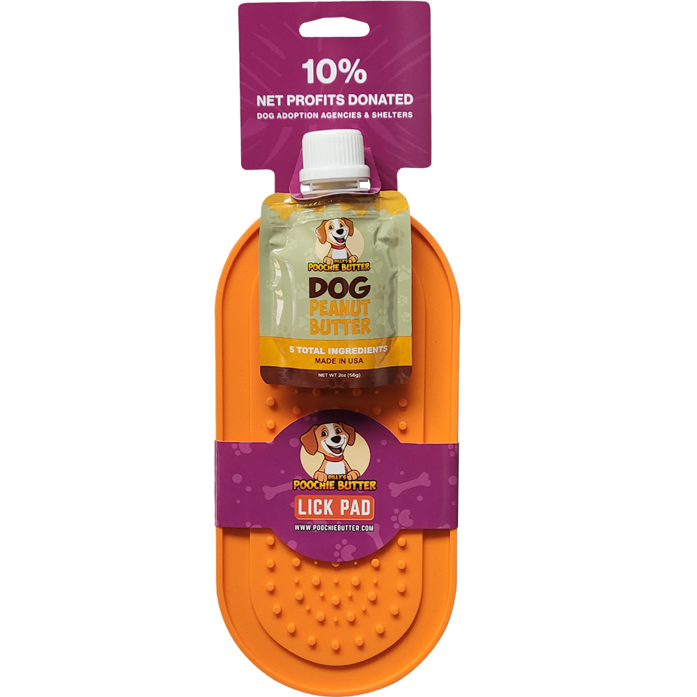 Poochie Butter - 2oz Squeeze Pack + Lick Pad