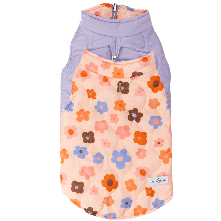 The Let's Groove Reversible Puffer Vest: Medium