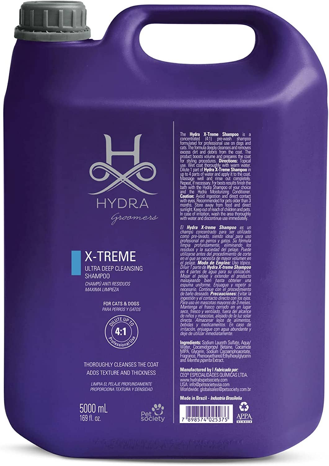 Hydra Professional Xtreme Deep Cleansing Shampoo: 169 oz/ 5L