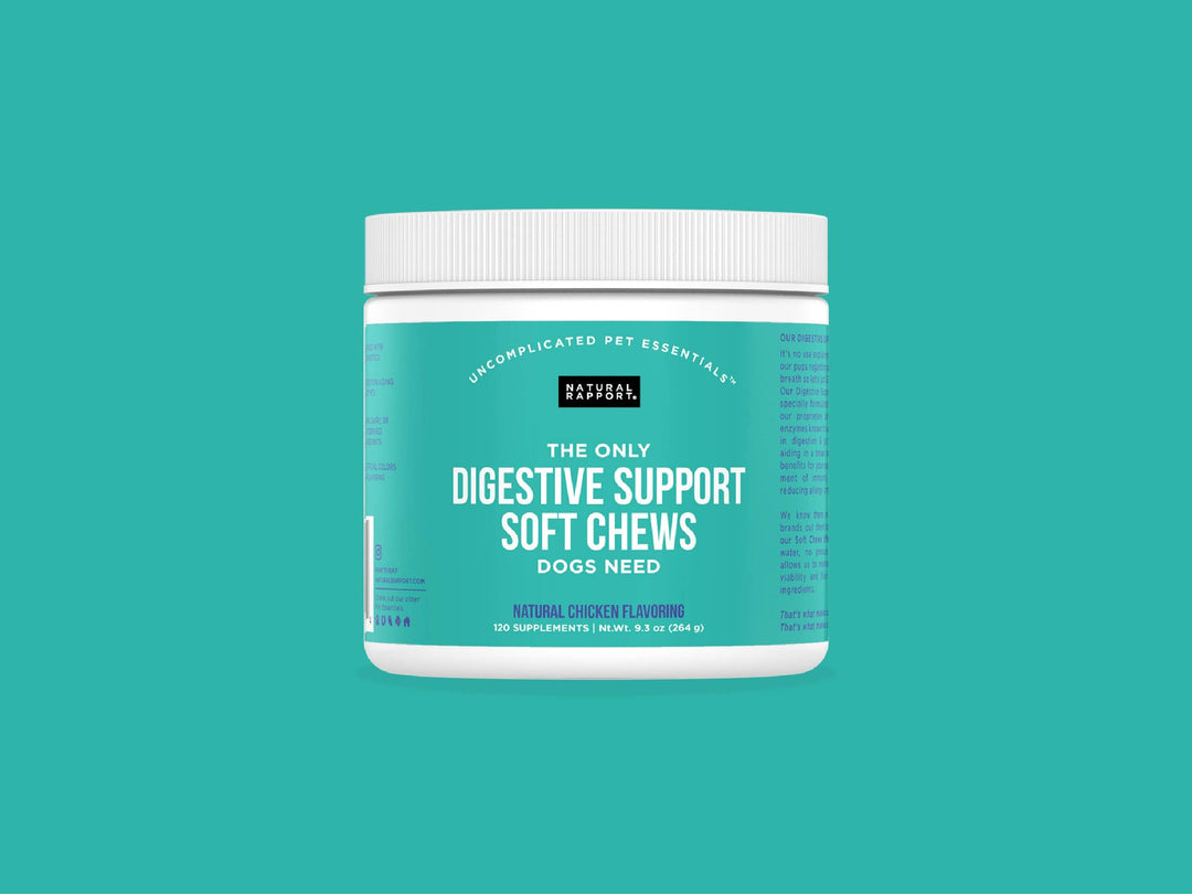 Natural Rapport - The Only Digestive Support Soft Chews Dogs Need