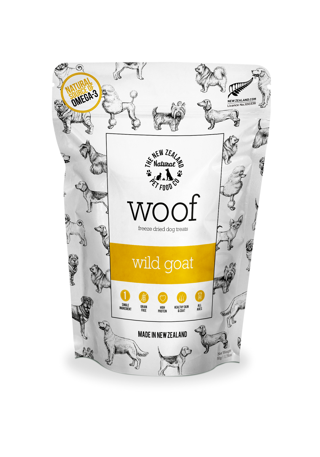 Woof NZ Wild Goat Treat 1.76oz