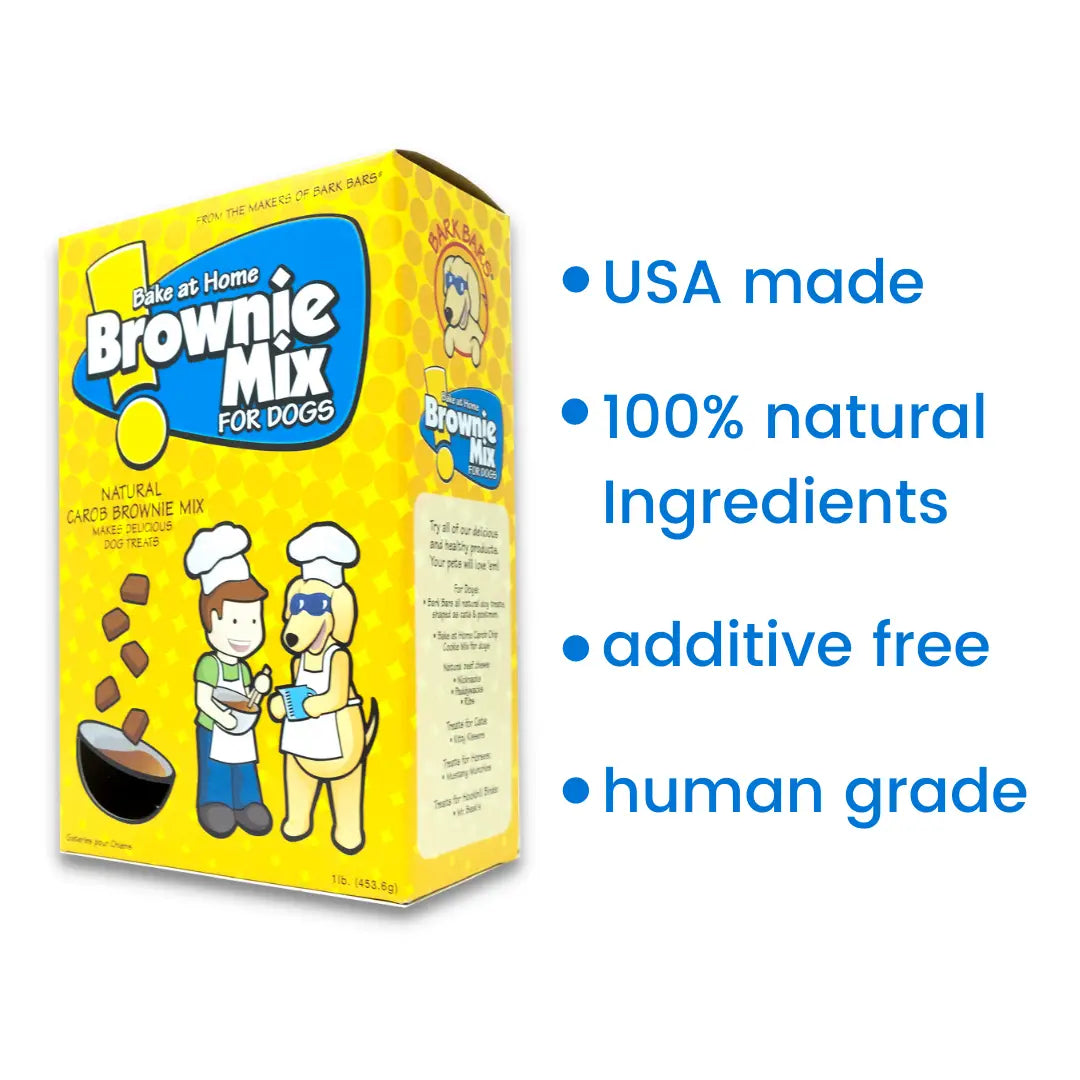 Pet Snax by Petknowledgy - Bake at Home - Brownie Mix for Dogs - 1 lb