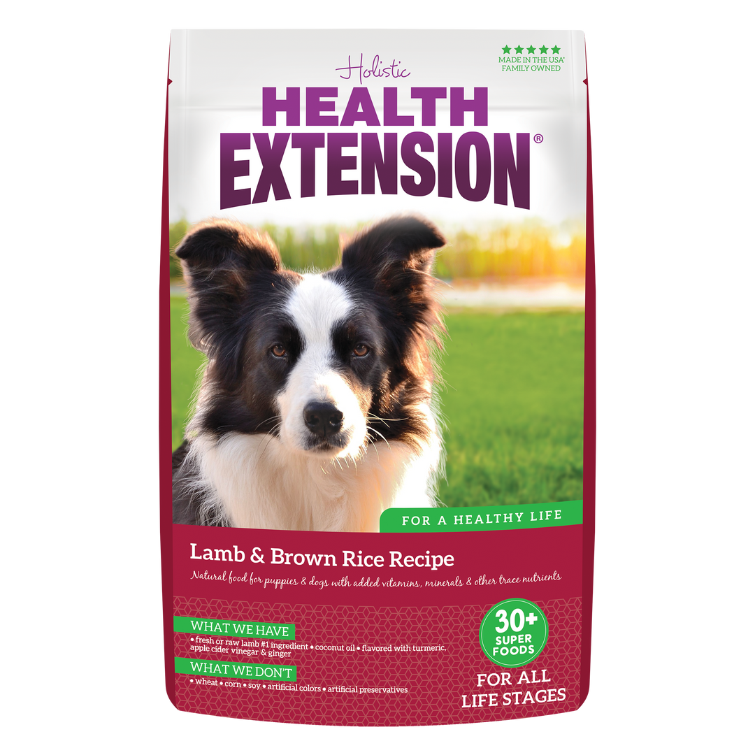 Health Extension Pet Care - Lamb & Brown Rice Recipe: 15 lbs