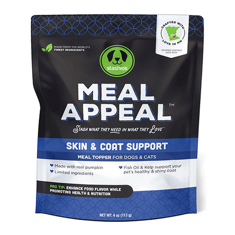 King Wholesale Pet Supplies - Stashios Meal Appeal Skin & Coat Support 4oz