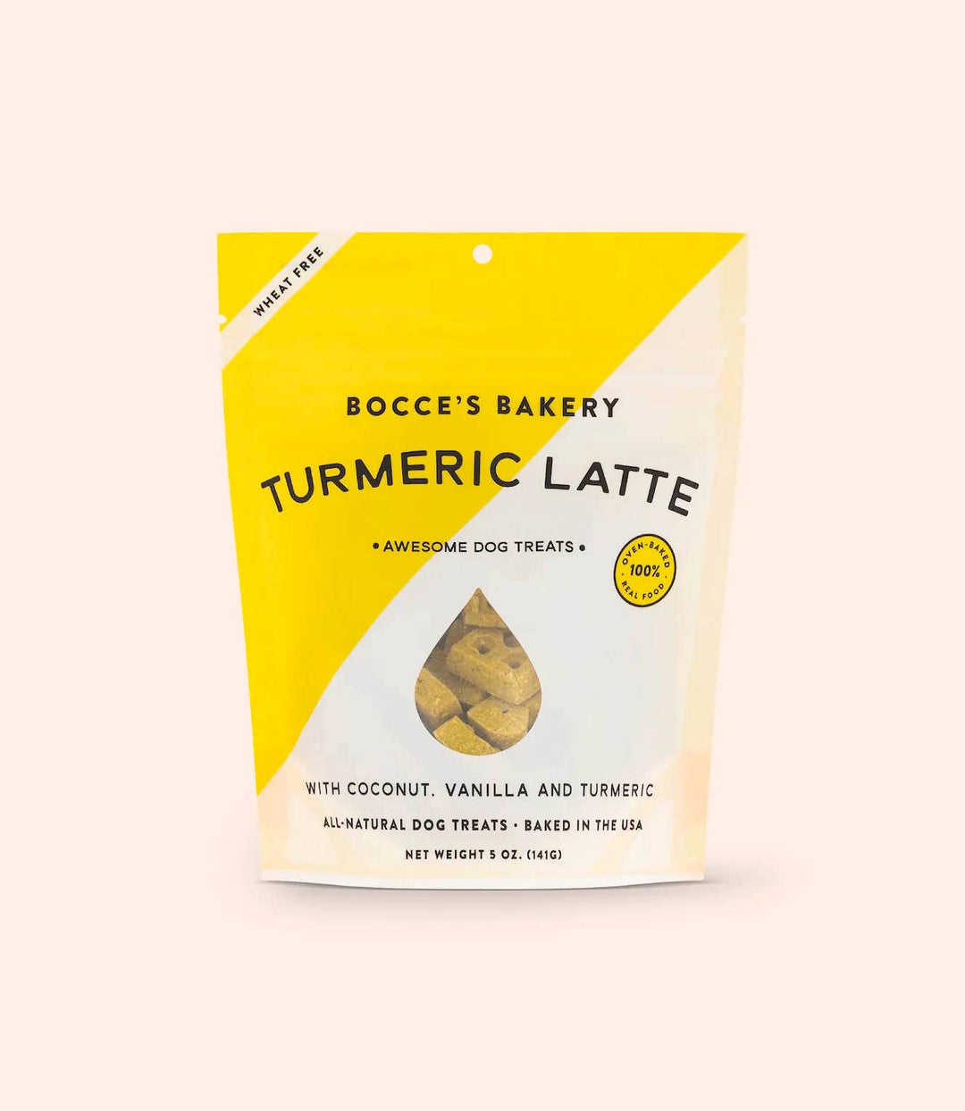 Bocce's Bakery Turmeric Latte 5oz Biscuits Dog Treats