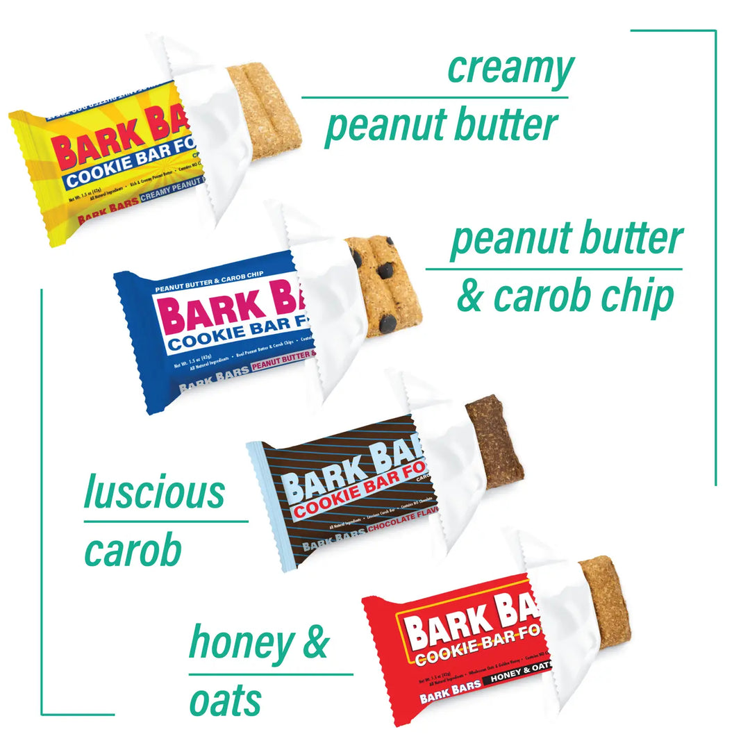 Pet Snax by Petknowledgy - Bark Bars - Assorted Flavors - 4 Pack