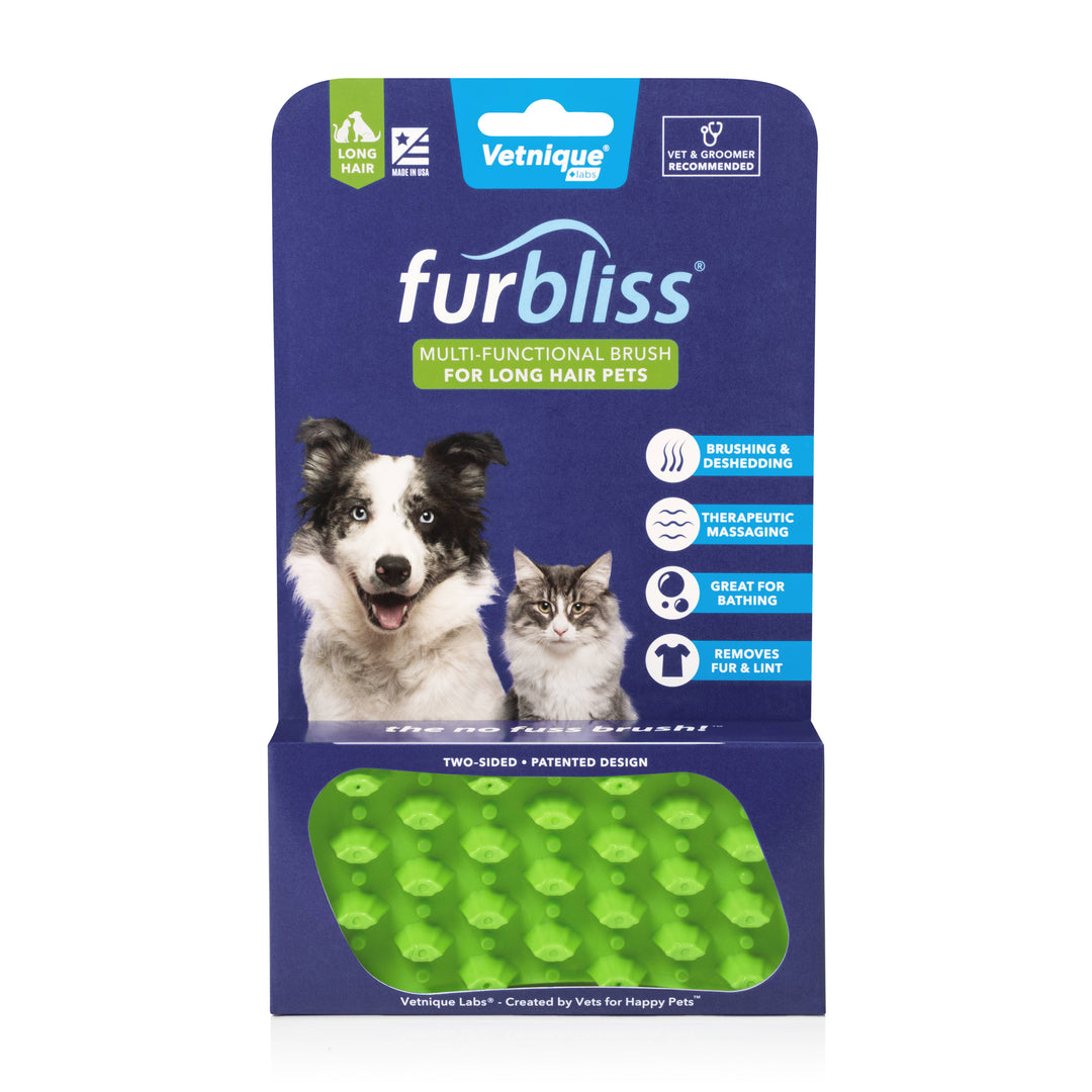 Pet Palette Distribution - Furbliss Green Brush Long Hair SM