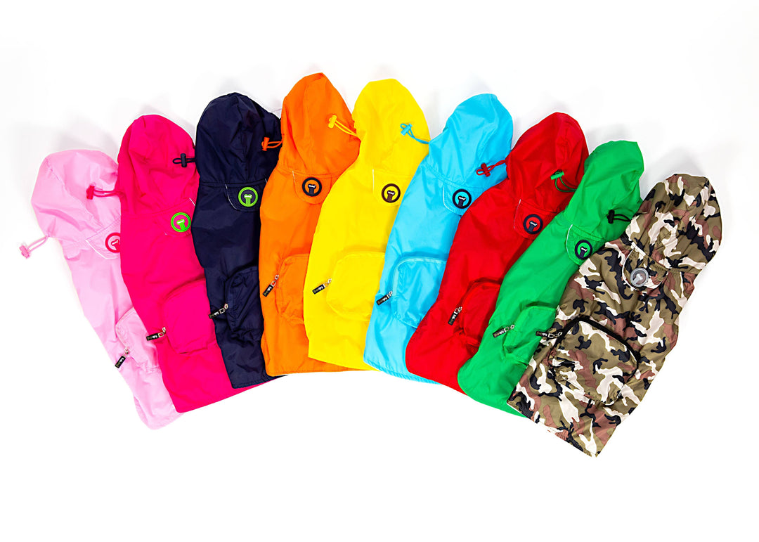 Red Packaway Dog Raincoat: XXL