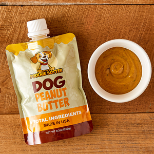 Poochie Butter - 8.2oz Dog Peanut Butter Squeeze Packs