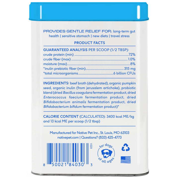 Native Pet - PROBIOTIC: 4.1 oz