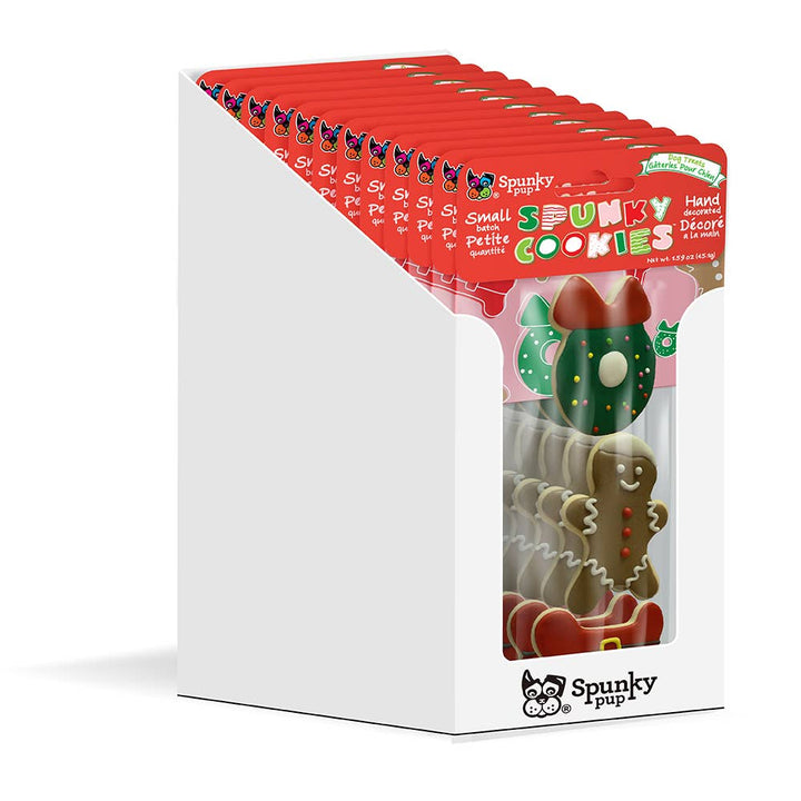 Spunky Pup - Frosted Cookies - Holiday: Santa - XL