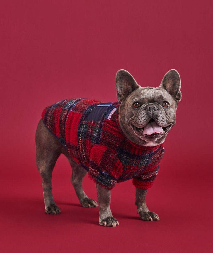 Found My Animal - Vineyard Vines X Fma Pet Super Shep Shirt, Red Velvet: XXXL