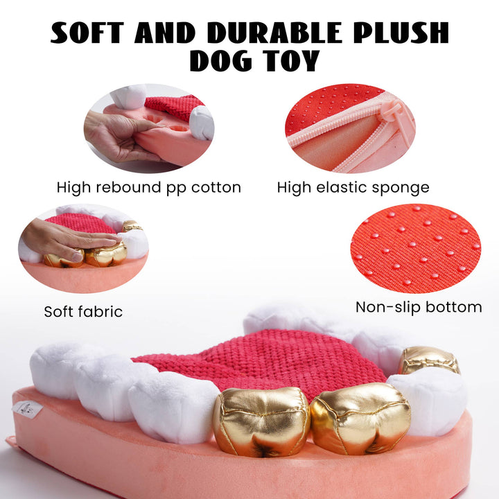 Nocciola - Nocciola Interactive Teeth Dog Toys – Enrichment Puzzle Funny Toys for Small to Large Dogs