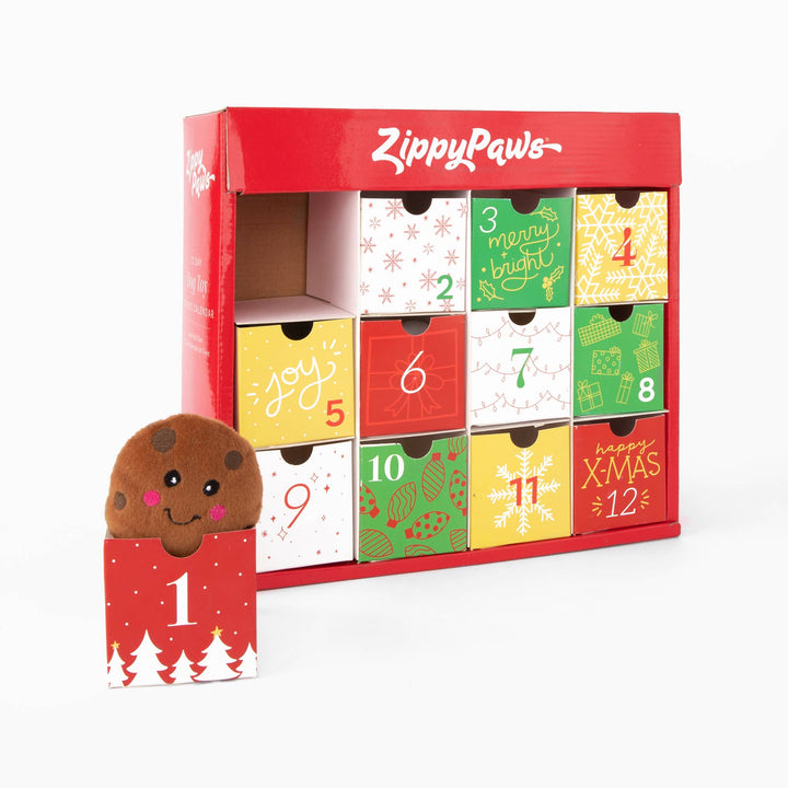 ZippyPaws - Holiday - Advent Calendar - Christmas Dog Toy
