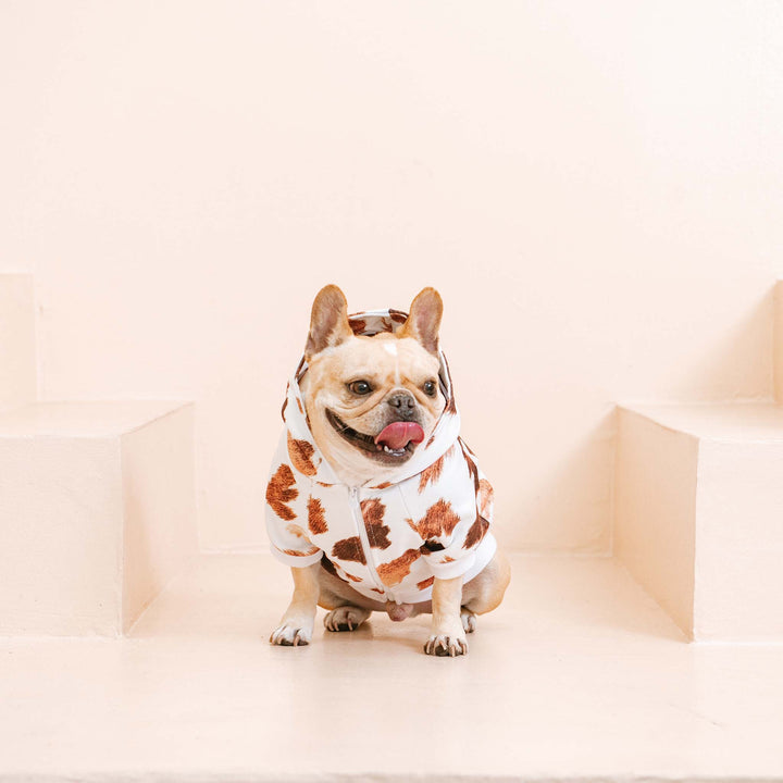 Frenchie - Frenchie Dog Hoodie - Moo: M