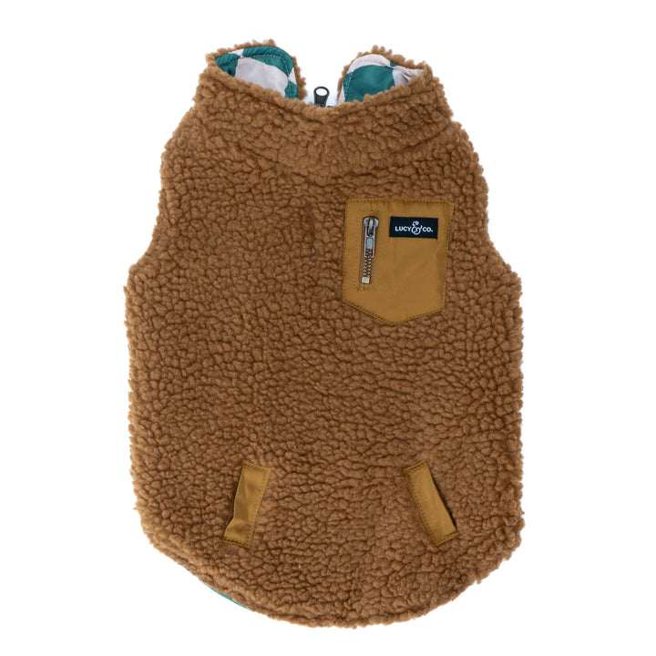 The You're a Square Reversible Teddy Vest: Small