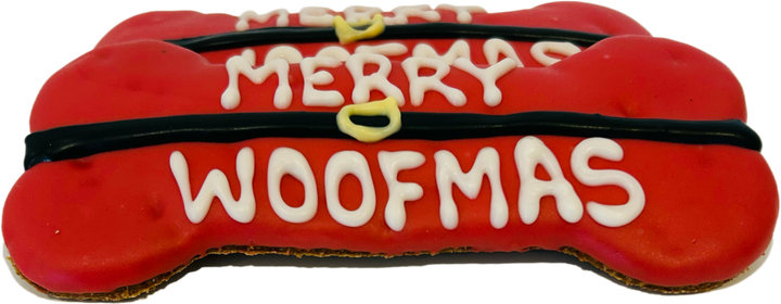 DELCO DOG CO. - Merry Woofmas 6" Dog Bone