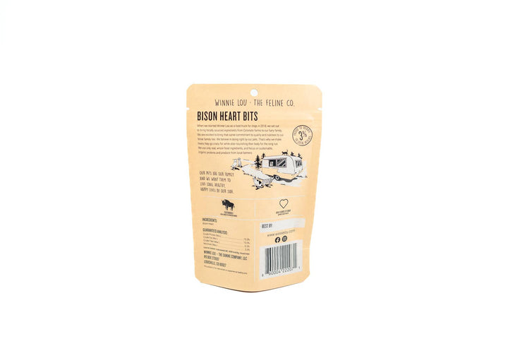 Winnie Lou - The Canine Co. - Bison Heart Bits - Cat
