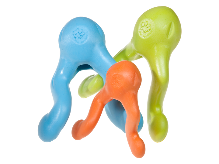 West Paw - Tizzi® Puzzle Treat-Dispensing Dog Enrichment Toy: S / Aqua Blue