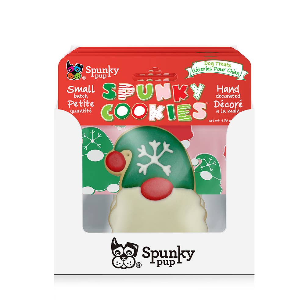 Spunky Pup - Frosted Cookies - Holiday: Santa - XL