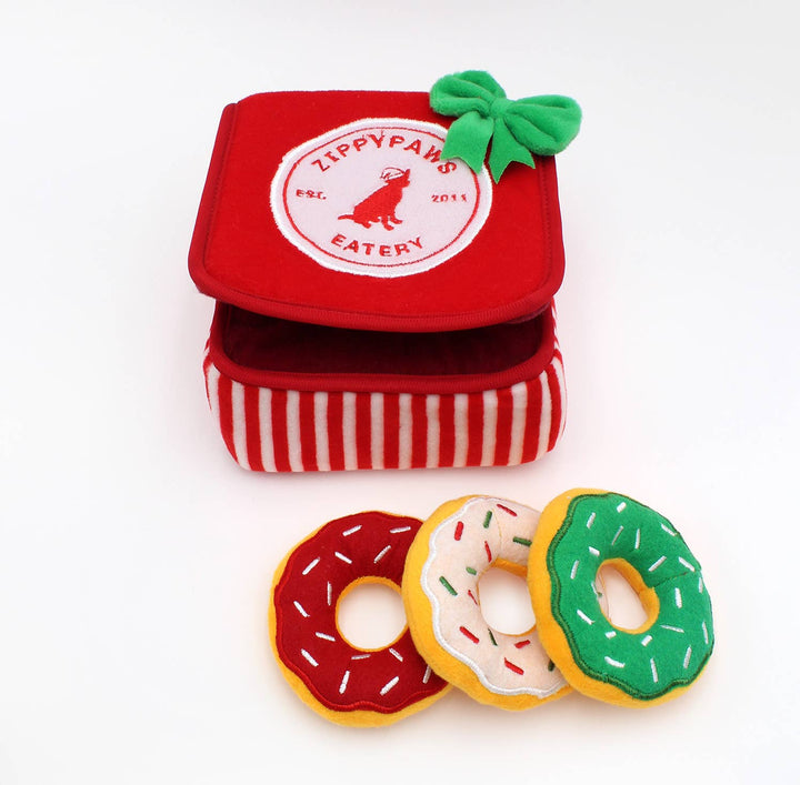 Pet Palette Distribution - ZippyPaws Holiday Burrow Donutz Box