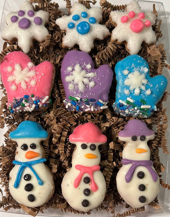 DELCO DOG CO. - Winter Assorted Mini Dog Treat Gift Box