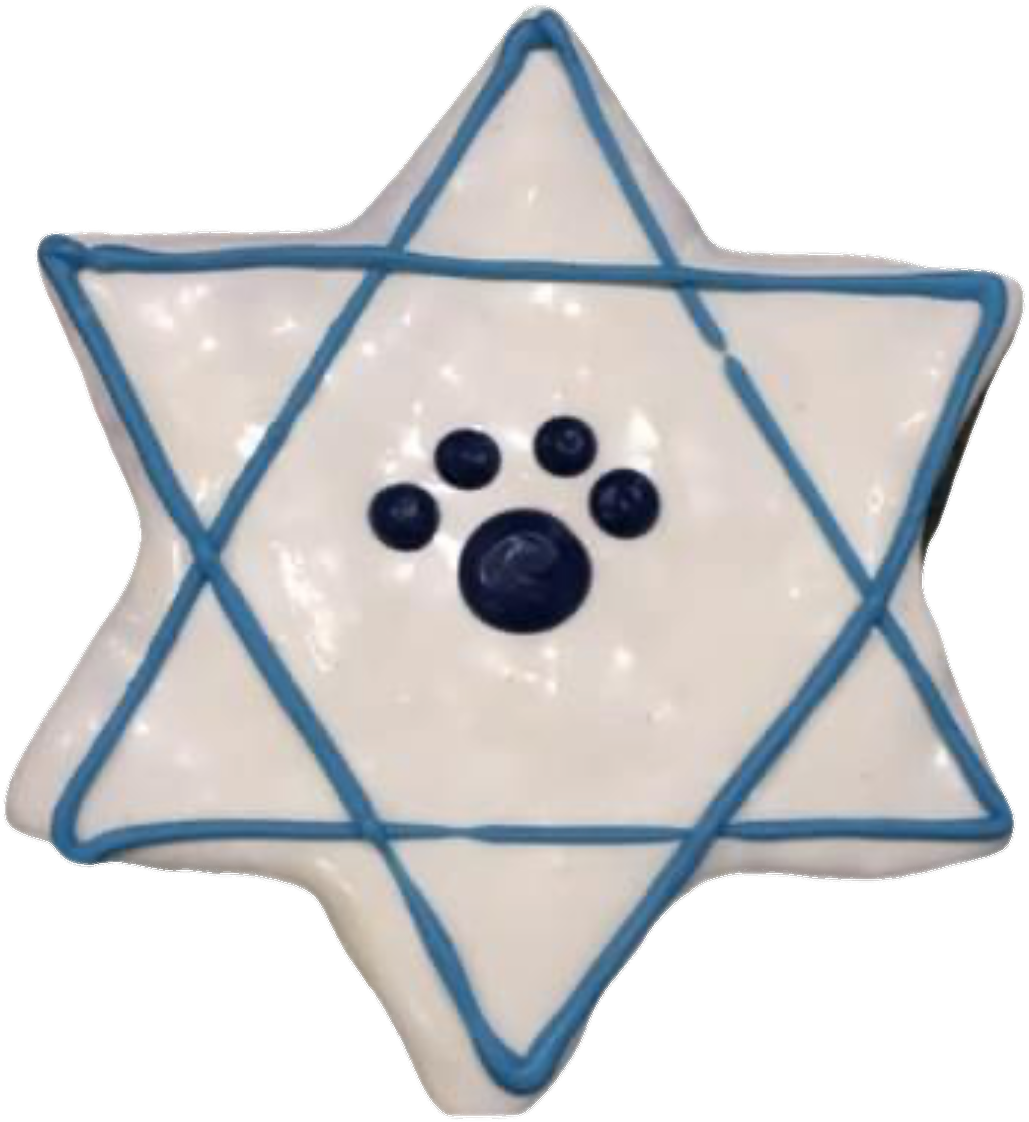 DELCO DOG CO. - Extra Large Star David Dog Treat