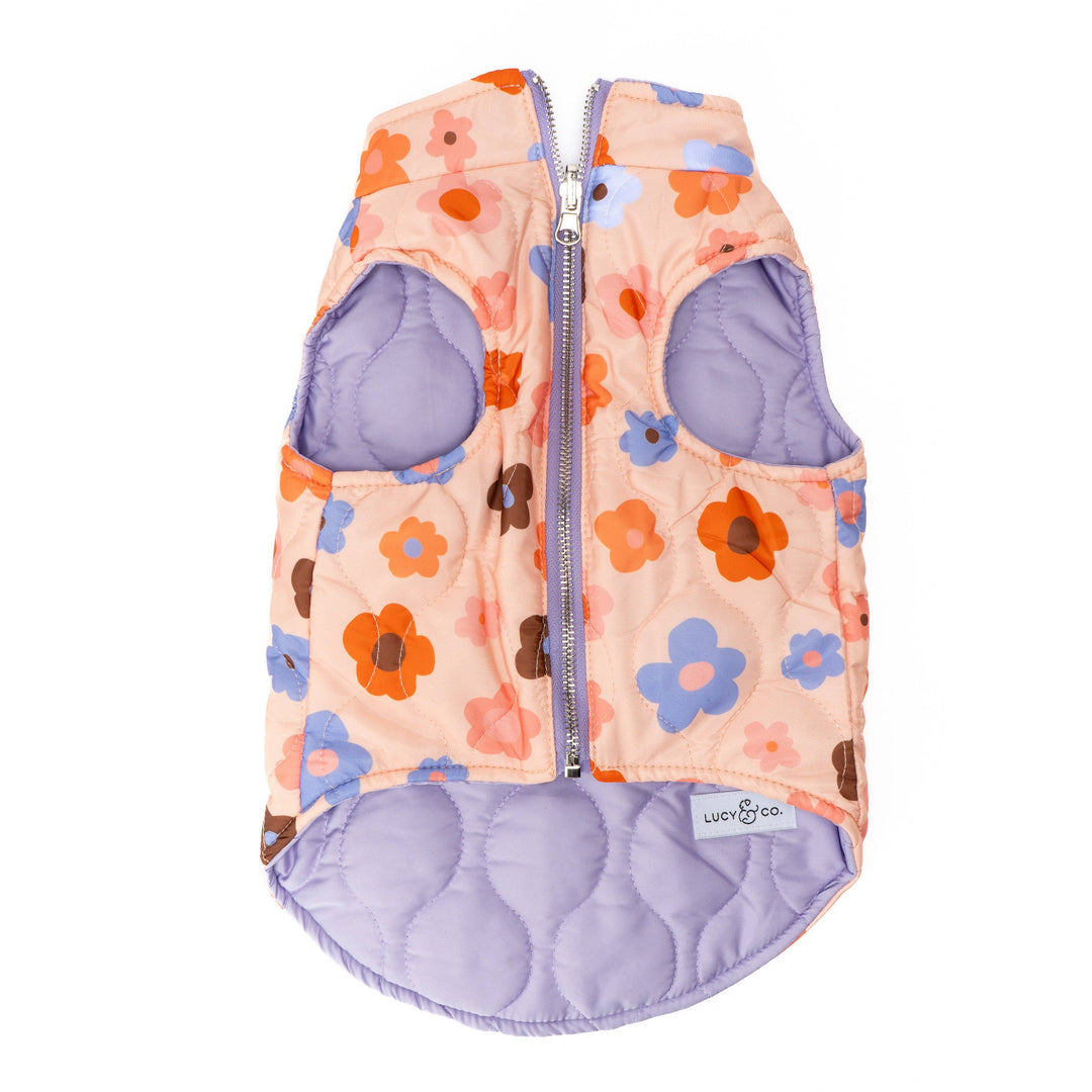 The Let's Groove Reversible Puffer Vest: X-Large