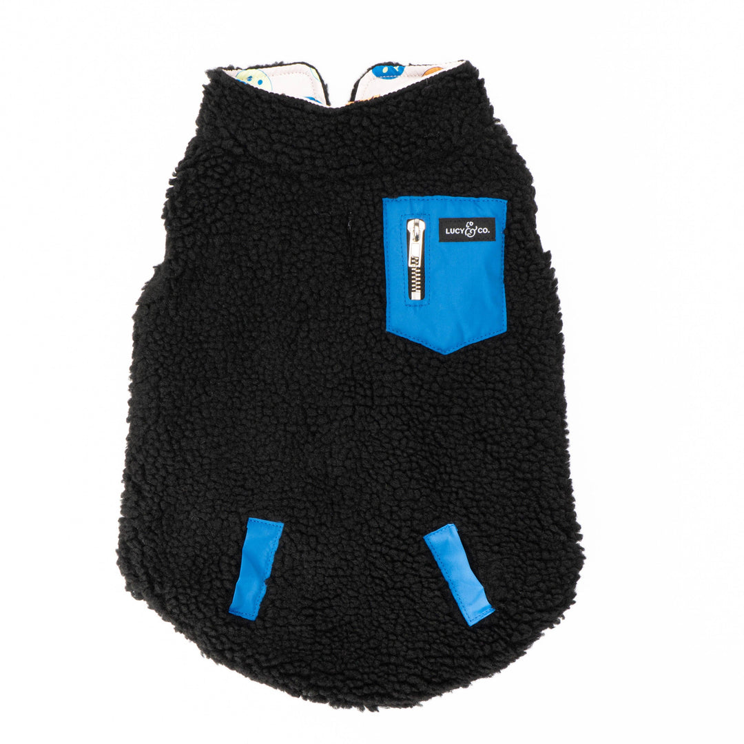 The Have a Nice Day Reversible Teddy Vest: Medium