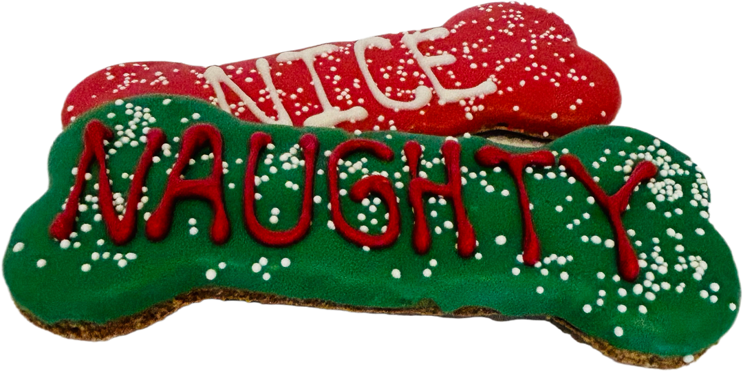 DELCO DOG CO. - Naughty/Nice  6" Dog Bones