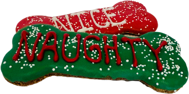 DELCO DOG CO. - Naughty/Nice  6" Dog Bones