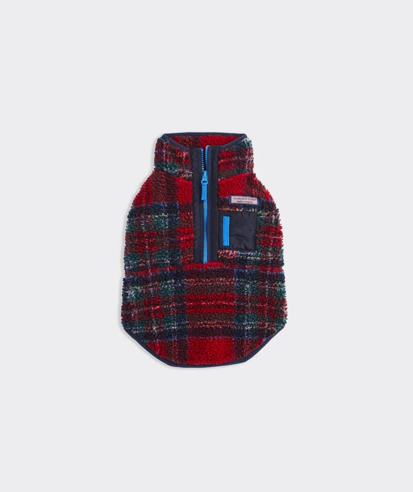 Found My Animal - Vineyard Vines X Fma Pet Super Shep Shirt, Red Velvet: XXXL
