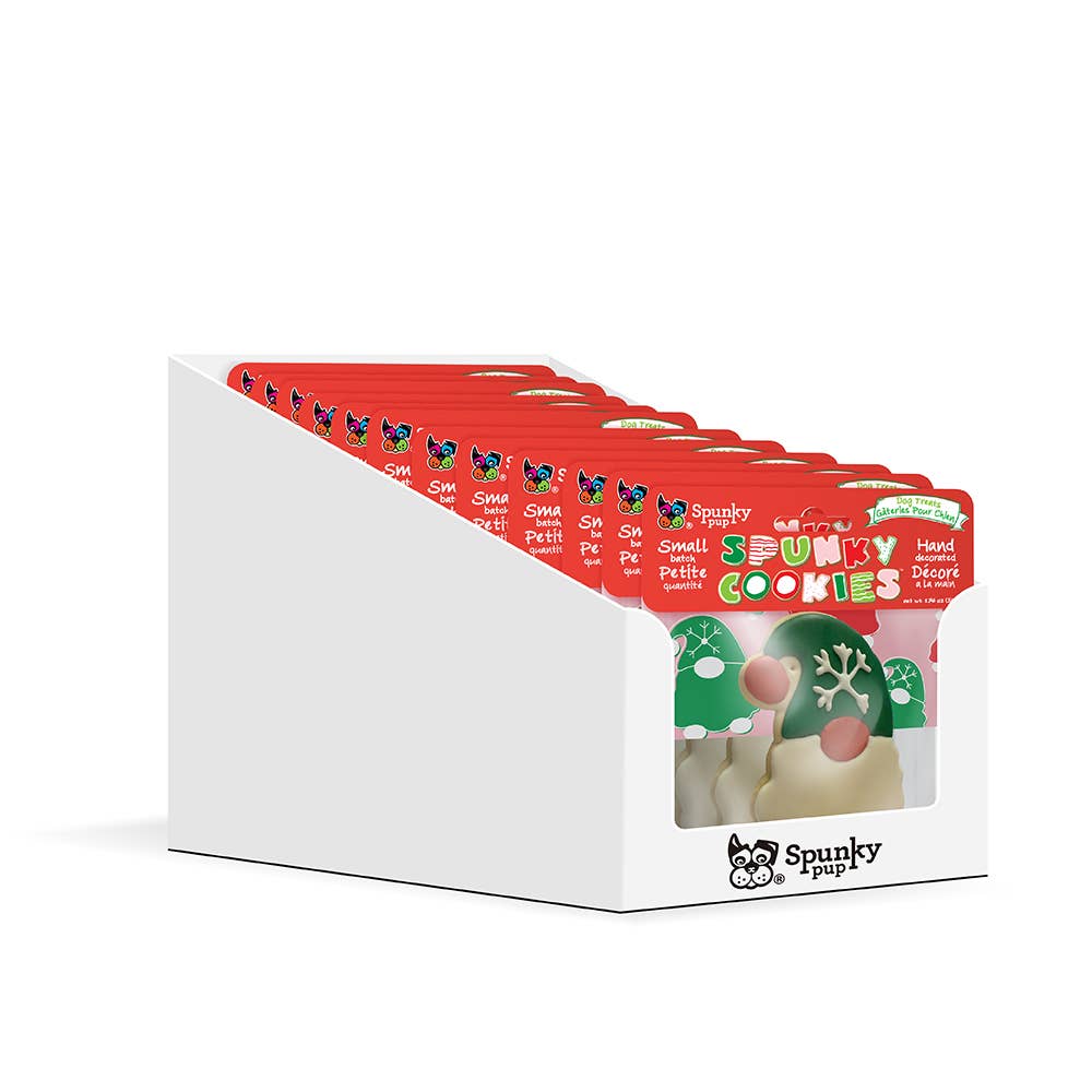 Spunky Pup - Frosted Cookies - Holiday: Santa - XL